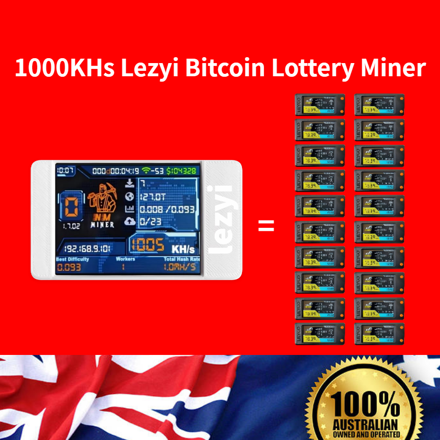 AU-Made 1000KH/s Lezyi Bitcoin Lottery Miner - Image 4