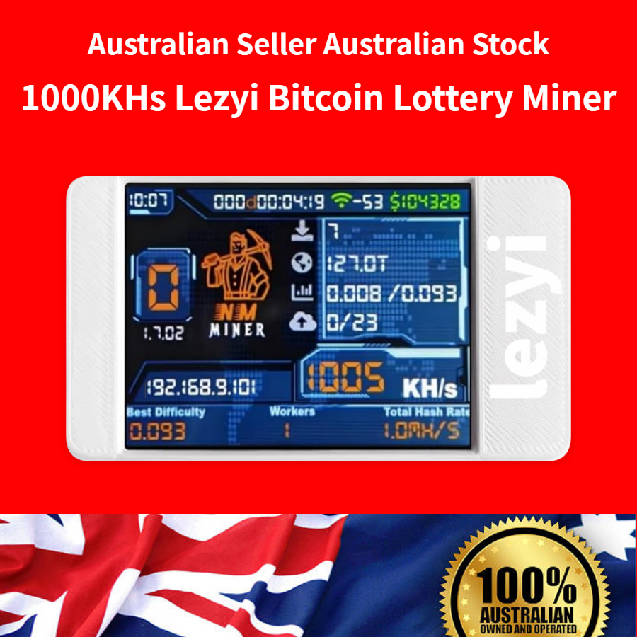 AU-Made 1000KH/s Lezyi Bitcoin Lottery Miner - Image 3