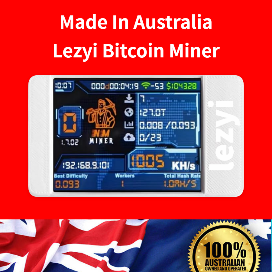 AU-Made 1000KH/s Lezyi Bitcoin Lottery Miner
