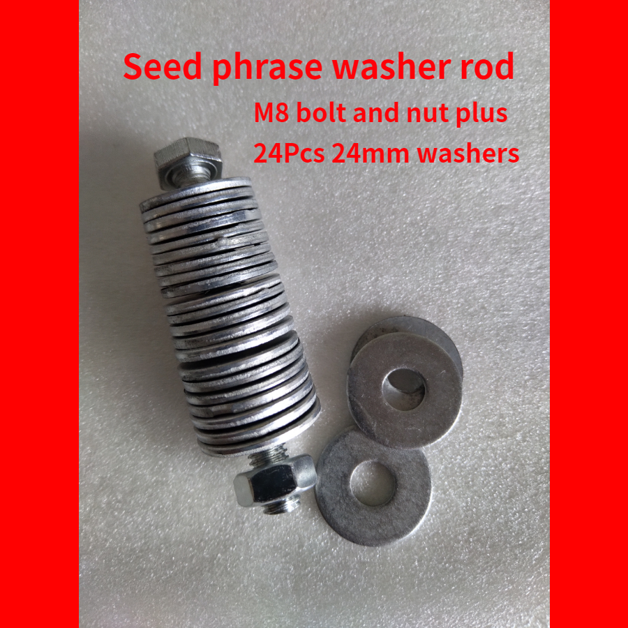 Blockmit Seed phrase Stamp Kit – Jig, Stamps, Washers & Bolt - Image 5