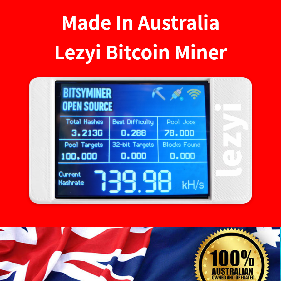 Lezyi Bitcoin Miner 800 Khs Nerd Miner Mini Bitcoin Miner Solo Miner White Case
