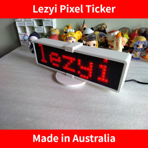 Lezyi Pixel Ticker Crypto/Stocks/Commodities live price/local time & weather